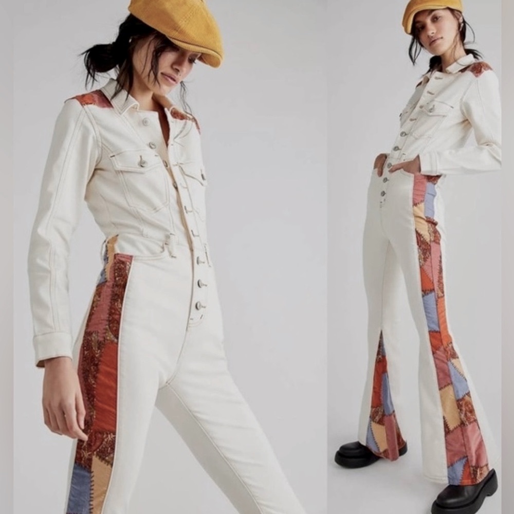 FREE PEOPLE Midas Jumpsuit *ShEvel Knievel* XS Wear if you Dare - sleeveless DIY